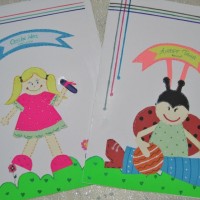 maske ,gelişim dosyası süslemesi,  (19)