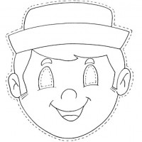 maske ,gelişim dosyası süslemesi,  (25)