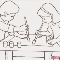 okula uyum haftası boyama çalişması ,sanat etkinliği (6)