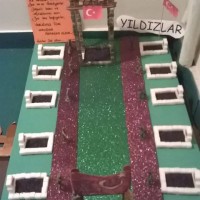 sanat etkınliği ,okuma yazmaçalişması 23 nisan çalişması ,kutlu doğum artık materyal çalişması  (1549)