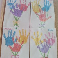 sanat etkınliği ,okuma yazmaçalişması 23 nisan çalişması ,kutlu doğum artık materyal çalişması  (2032)