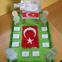 sanat etkınliği ,okuma yazmaçalişması 23 nisan çalişması ,kutlu doğum artık materyal çalişması  (2126)