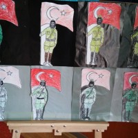 sanat etkınliği ,okuma yazmaçalişması 23 nisan çalişması ,kutlu doğum artık materyal çalişması  (585)