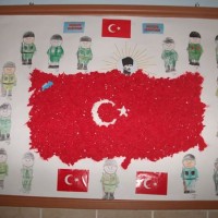 atatürk köşesi ,gelişim dosyası süslemesı .maske kağit işleri,sınıf süsleri ,artık materyal (292)