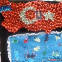 artık materyal ,okuma yazma çalişması ,kağit işleri,sulu boya çalişması (1077)