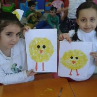 artık materyal ,okuma yazma çalişması ,kağit işleri,sulu boya çalişması (131)