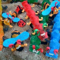 artık materyal ,okuma yazma çalişması ,kağit işleri,sulu boya çalişması (888)