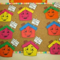 kagit işleri ,artık materyal ,sınıf süsü(1005)