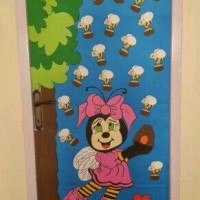 kagit işleri ,artık materyal ,sınıf süsü(1010)