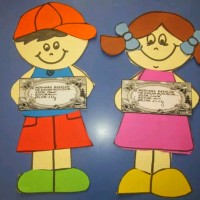 kagit işleri ,artık materyal ,sınıf süsü(1011)