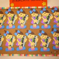 kagit işleri ,artık materyal ,sınıf süsü(1017)