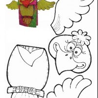 kagit işleri ,artık materyal ,sınıf süsü(1055)