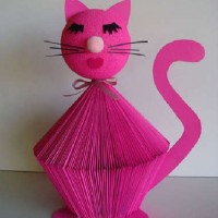 kagit işleri ,artık materyal ,sınıf süsü(1058)