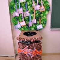 kagit işleri ,artık materyal ,sınıf süsü(1062)