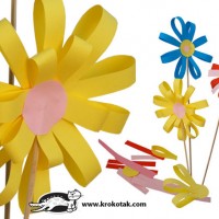 kagit işleri ,artık materyal ,sınıf süsü(1070)