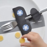 kagit işleri ,artık materyal ,sınıf süsü(1081)