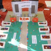 kagit işleri ,artık materyal ,sınıf süsü(1133)