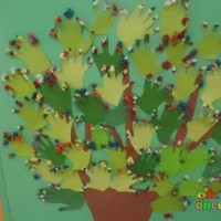 kagit işleri ,artık materyal ,sınıf süsü(1136)