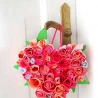 kagit işleri ,artık materyal ,sınıf süsü(1186)