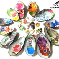 kagit işleri ,artık materyal ,sınıf süsü(1213)