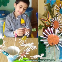 kagit işleri ,artık materyal ,sınıf süsü(1216)