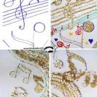 kagit işleri ,artık materyal ,sınıf süsü(1217)