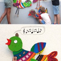 kagit işleri ,artık materyal ,sınıf süsü(1227)