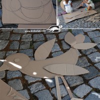 kagit işleri ,artık materyal ,sınıf süsü(1243)