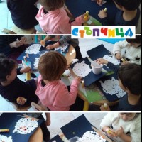 kagit işleri ,artık materyal ,sınıf süsü(1247)