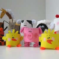 kagit işleri ,artık materyal ,sınıf süsü(1249)