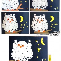 kagit işleri ,artık materyal ,sınıf süsü(1251)