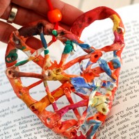 kagit işleri ,artık materyal ,sınıf süsü(1262)