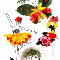 kagit işleri ,artık materyal ,sınıf süsü(1264)