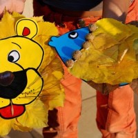 kagit işleri ,artık materyal ,sınıf süsü(1270)