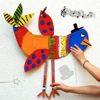 kagit işleri ,artık materyal ,sınıf süsü(468)