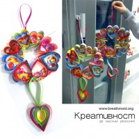 kagit işleri ,artık materyal ,sınıf süsü(486)