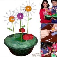 kagit işleri ,artık materyal ,sınıf süsü(501)