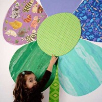 kagit işleri ,artık materyal ,sınıf süsü(511)