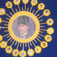 kagit işleri ,artık materyal ,sınıf süsü(516)