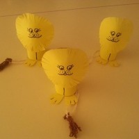 kagit işleri ,artık materyal ,sınıf süsü(530)