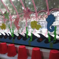 kagit işleri ,artık materyal ,sınıf süsü(549)