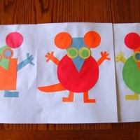 kagit işleri ,artık materyal ,sınıf süsü(571)