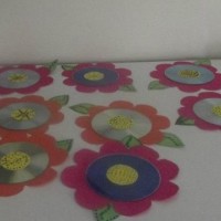 kagit işleri ,artık materyal ,sınıf süsü(587)