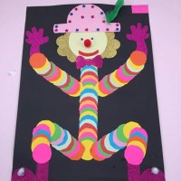 kagit işleri ,artık materyal ,sınıf süsü(594)