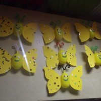 kagit işleri ,artık materyal ,sınıf süsü(596)