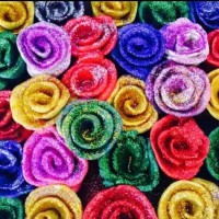 kagit işleri ,artık materyal ,sınıf süsü(601)