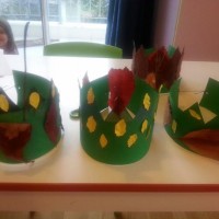 kagit işleri ,artık materyal ,sınıf süsü(617)