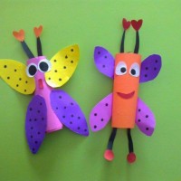 kagit işleri ,artık materyal ,sınıf süsü(628)