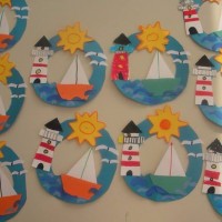 kagit işleri ,artık materyal ,sınıf süsü(631)