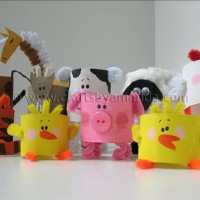 kagit işleri ,artık materyal ,sınıf süsü(636)